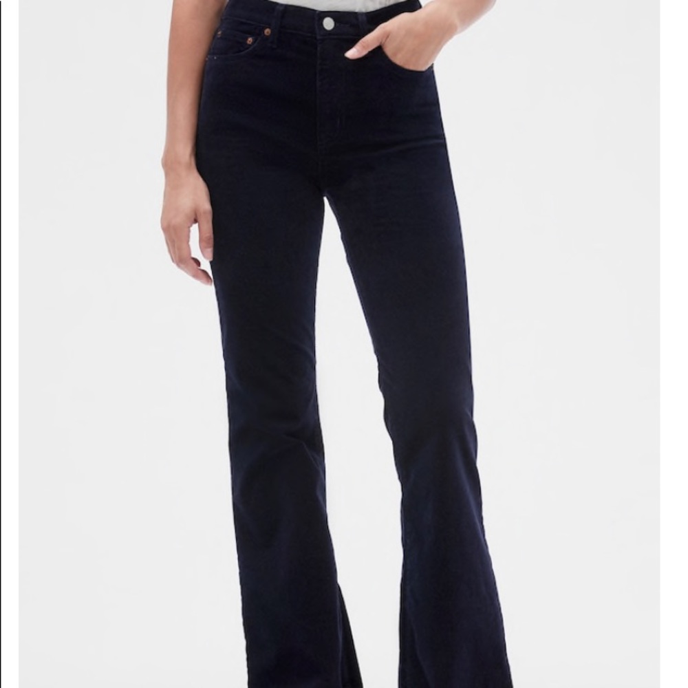 Gap high rise flare corduroy.